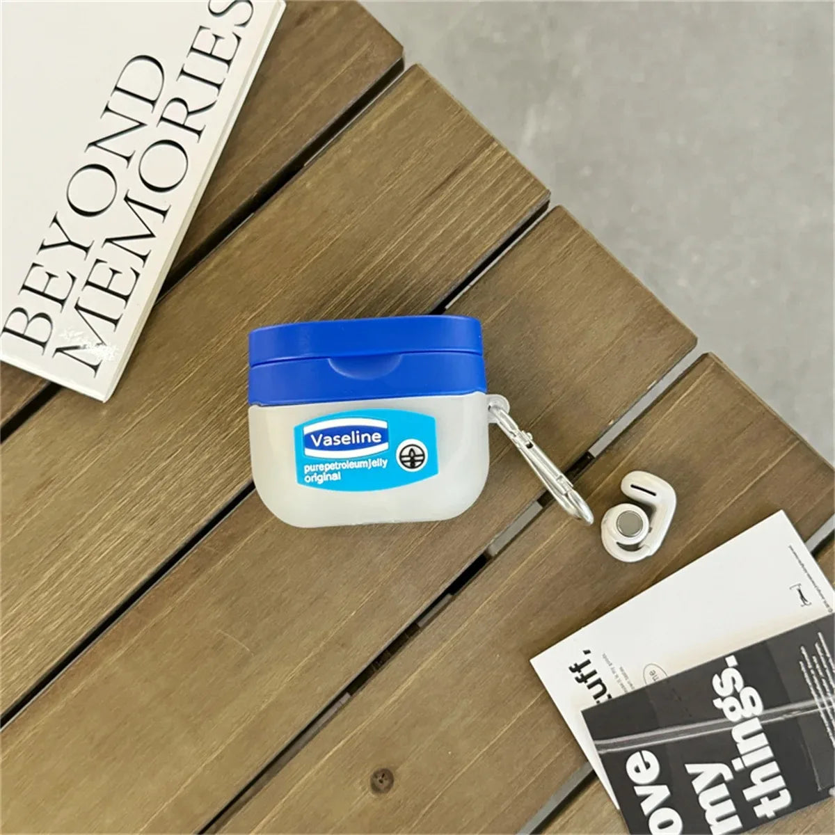 For AirPods 4 3 2 1 Pro Pro2 Earphone Case 3D Creative vaseline Case