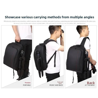 Shoulder Camera Bag Backpack Suitable for Canon, Nikon, Sony Digital