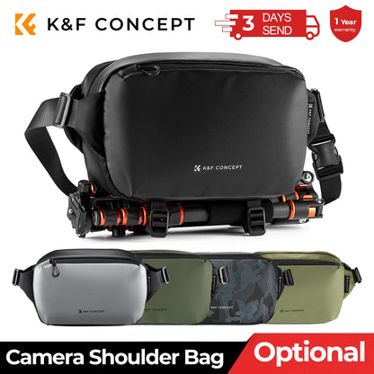 K&F Concept 10L Camera Shoulder Bag for Digital Canon/Nikon/Sony/DJI