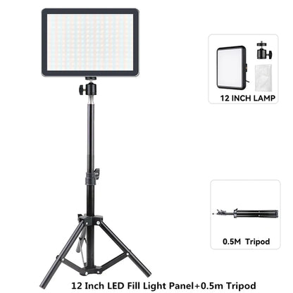 8/12 Inch LED Photography Video Light Panel Lighting Photo Studio Lamp