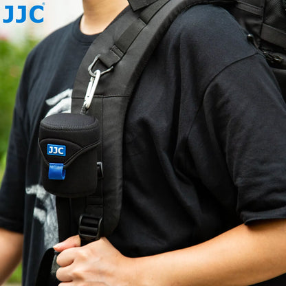 JJC Water Resistant Neoprene Camera Lens Pouch Case Fold-Over Lens Bag