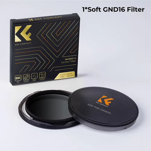 K&F CONCEPT 49-82mm ND Filters ND4/ND8/ND64/ND1000/GND8/GND16 Camera