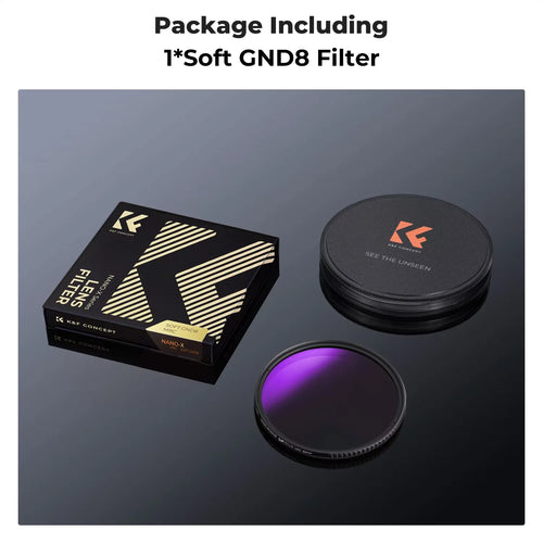 K&F CONCEPT 49-82mm ND Filters ND4/ND8/ND64/ND1000/GND8/GND16 Camera