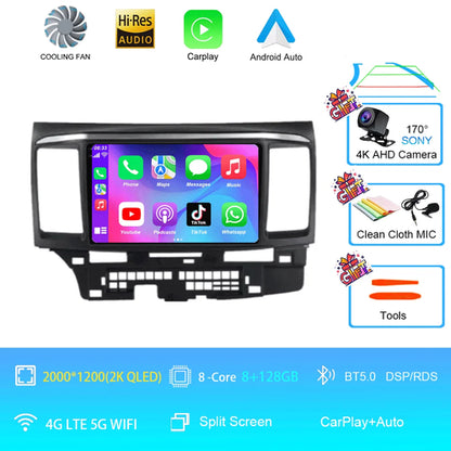 Android 16 For MITSUBISHI LANCER 9 10 X 2008 - 2016 Car Radio Video