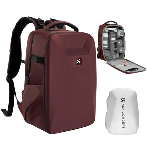 K&F CONCEPT 22L Camera Bag Large Capacity Travel Photography Backpack