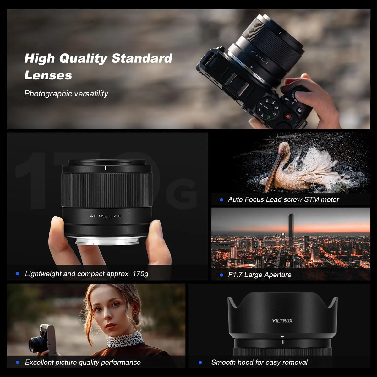 NEW Viltrox 25mm F1.7 Air Auto Focus APS-C Prime Lens for Fuji xm5