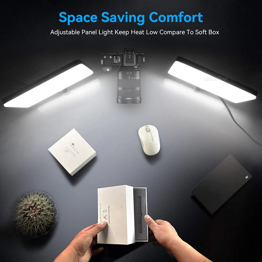 8/12 Inch LED Photography Video Light Panel Lighting Photo Studio Lamp