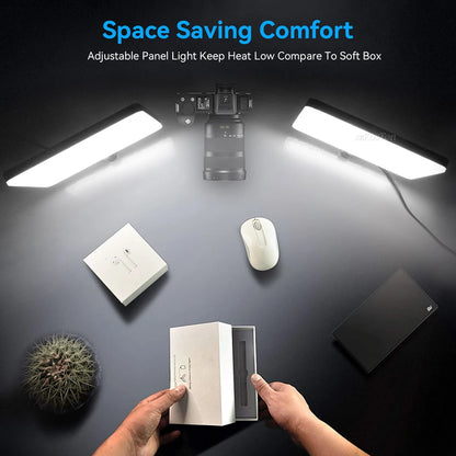 8/12 Inch LED Photography Video Light Panel Lighting Photo Studio Lamp