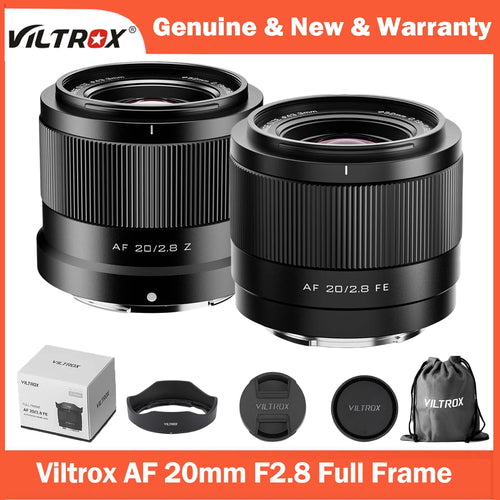VILTROX 20mm F2.8 AF Full Frame Ultra Wide Angle Lens for Sony zve10