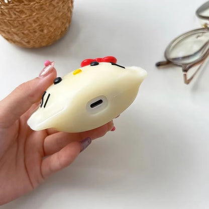 3D Dumpling Cat Earphone Ear Bag Case For Apple Airpods Pro 3 2 1 4