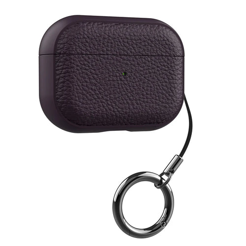 For Airpods Pro3 Case Luxury Lychee Leather Business Earphone Case