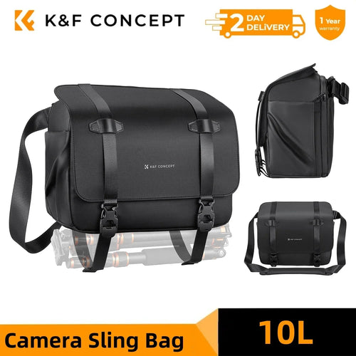 K&F CONCEPT 10L Camera Sling Bag Shoulder Backpack Photography