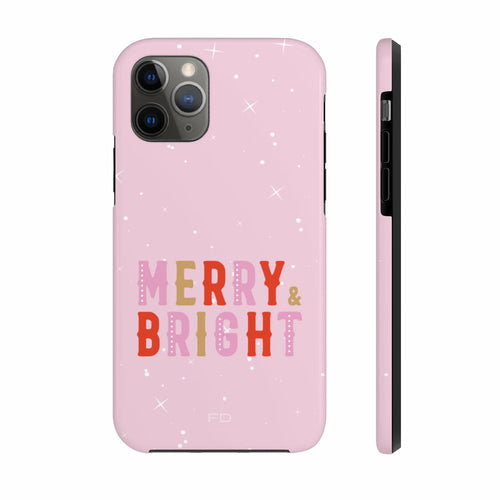 Merry & Bright Tough iPhone Case with Wireless Charging