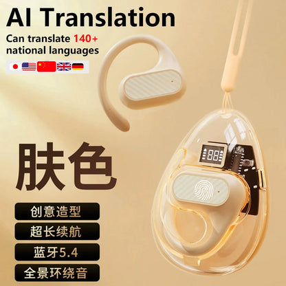 Openair5 AI Translation Earphones – Hanging Bluetooth Design