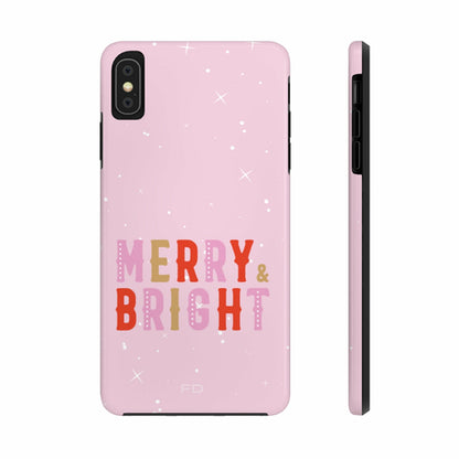 Merry & Bright Tough iPhone Case with Wireless Charging