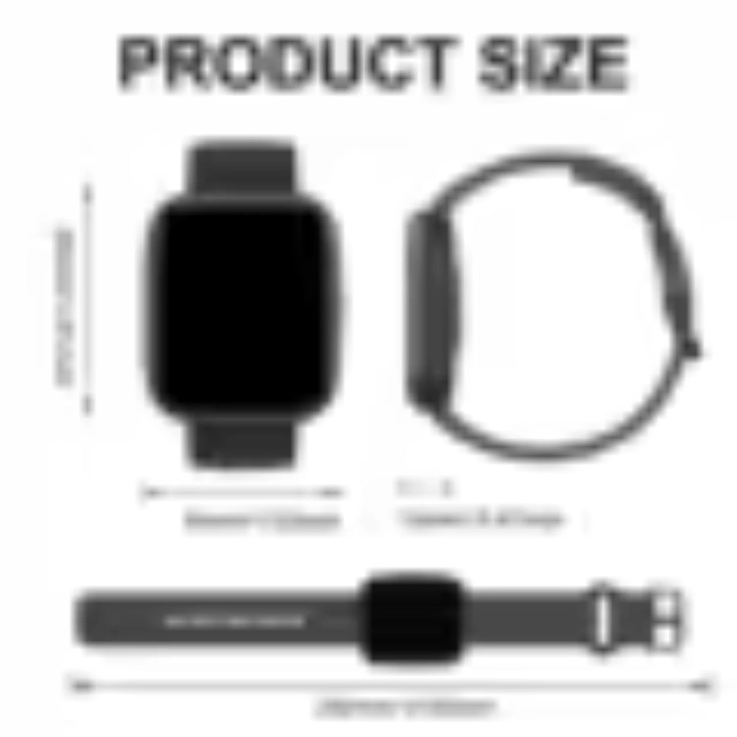 Alexa Smart watch, wireless calling /dial, calling reminder and rejection, SMS reminder, Custom Wallpaper, /Andriod