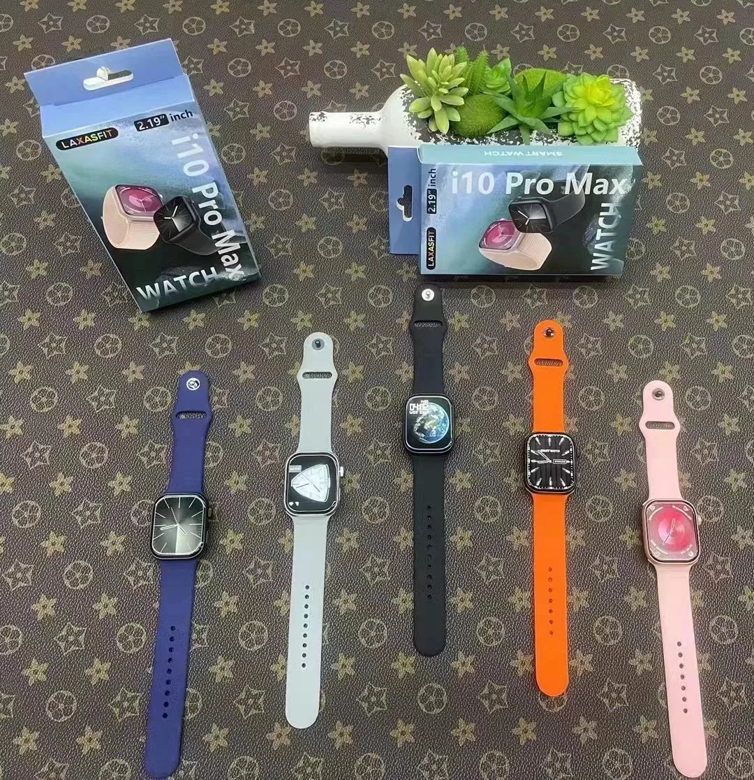 i10promax Smart Watch Series 10 Music Control Bluetooth Call Waterproof Smartwatch 10 DIY Watch Faces Heart Rate For Android IOS