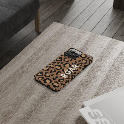 Leopard Print Slim iPhone 14 Case