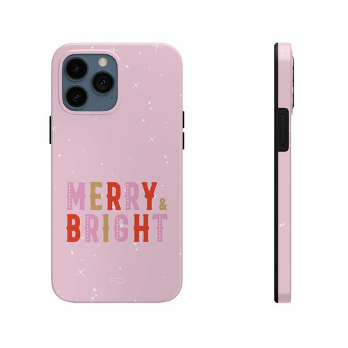 Merry & Bright Tough iPhone Case with Wireless Charging