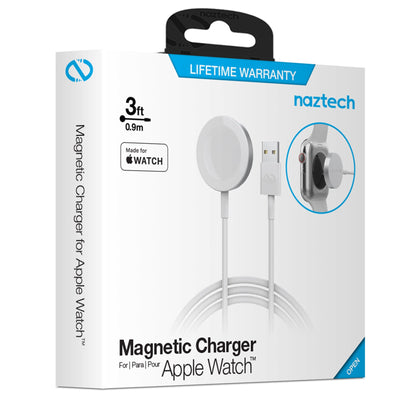 Naztech Magnetic Charging Cable for Apple Watch 3ft (15599-HYP)