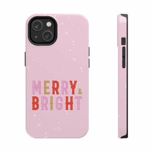 Merry & Bright Tough iPhone Case with Wireless Charging