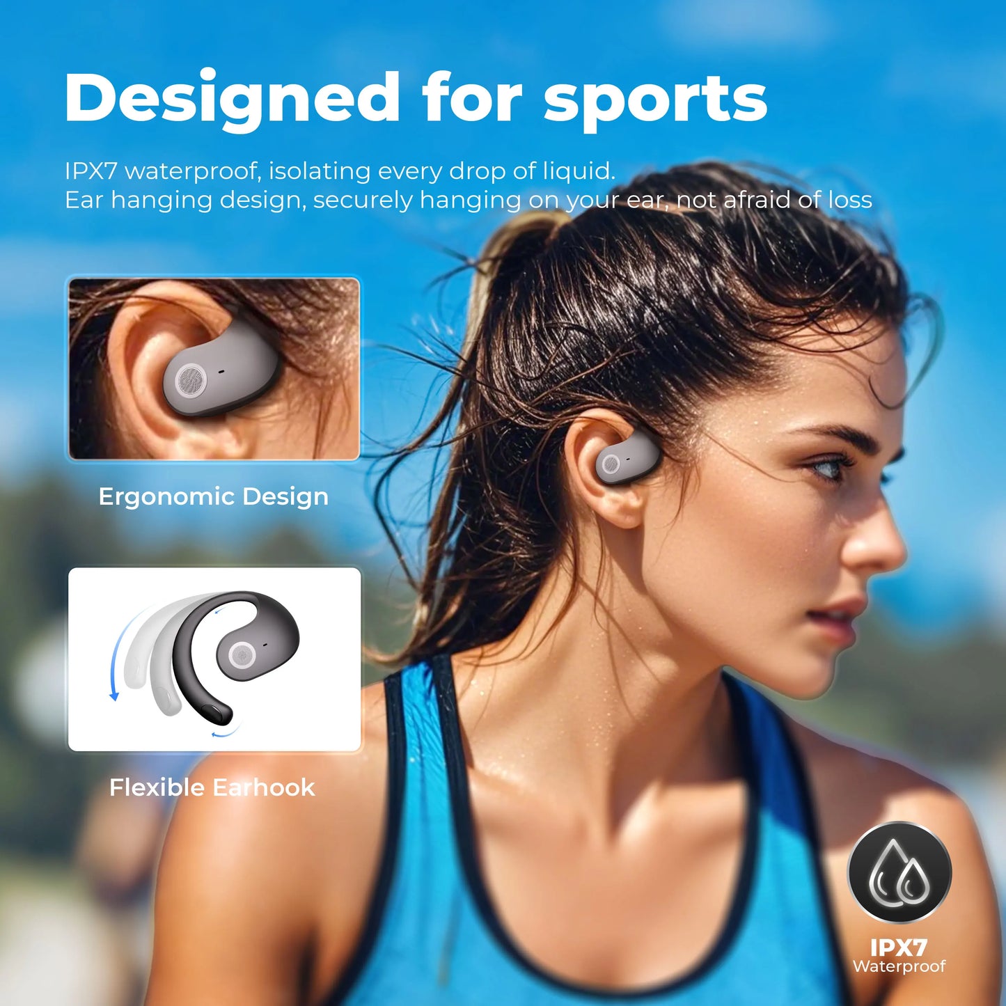 Smart AI Translator Earbuds – 144 Languages Bluetooth 5.4 | Waterproof