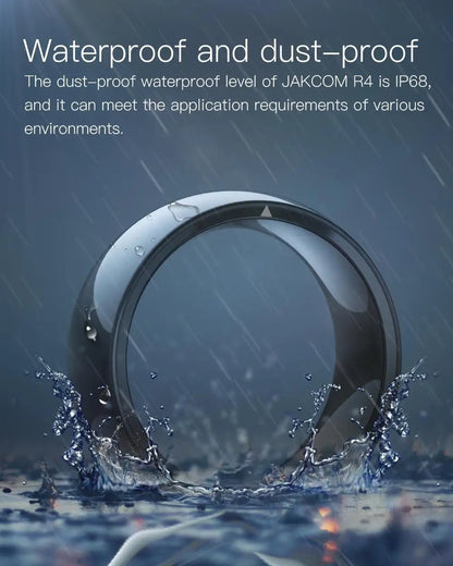 JAKCOM R4 Smart Ring 2024 Waterproof RFID Card Built-In Health Monitoring Consumer Electronics Smart Wearable Device