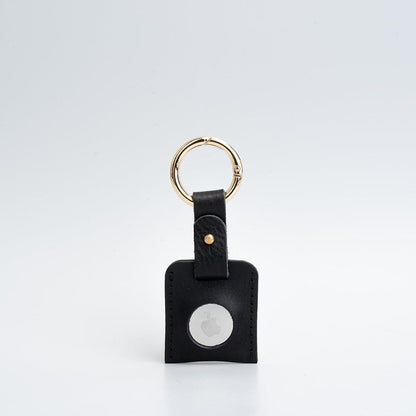 Leather AirTag Keychain Holder