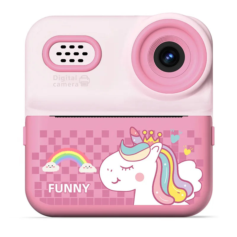 Kids HD Digital Camera – 1080P Video, Instant Thermal Print, Mini Design