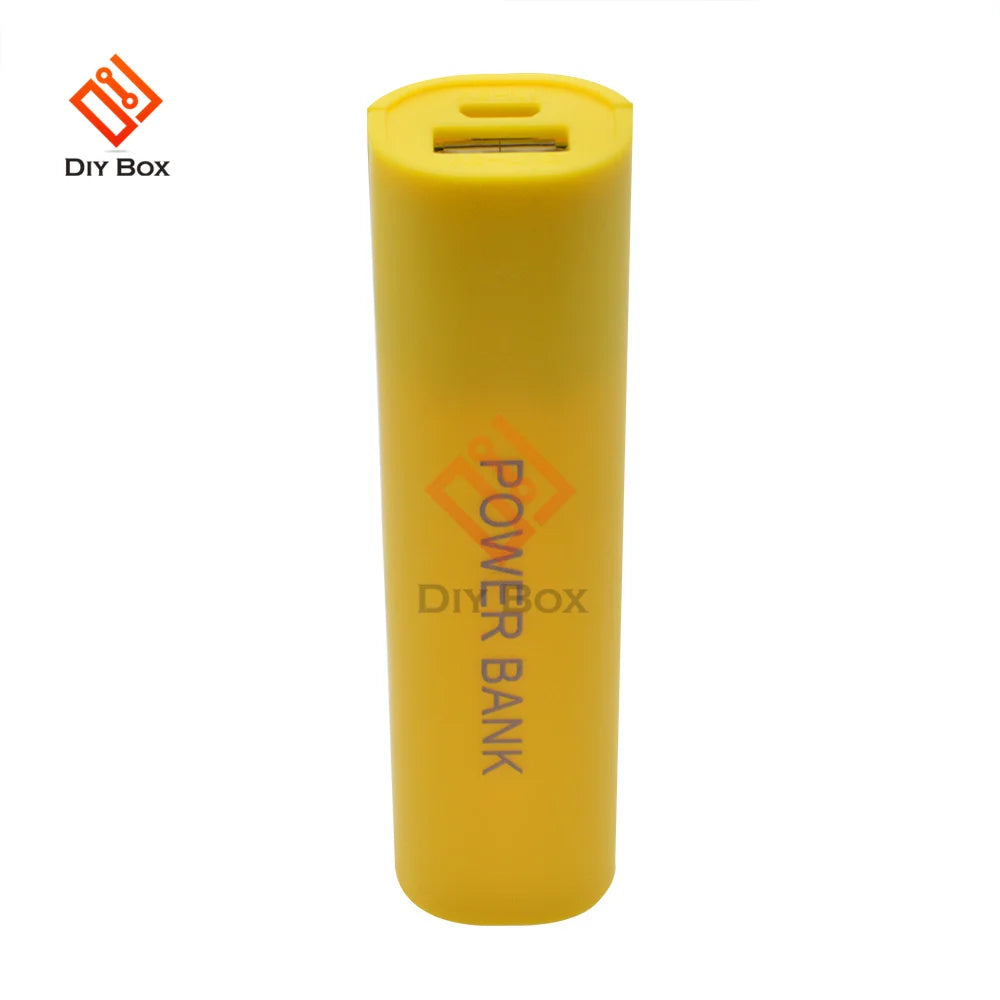 Portable Mobile USB Power Bank Charger Pack Box Battery Case For 1 x 18650 DIY Without Battery Candy Color DC 5V