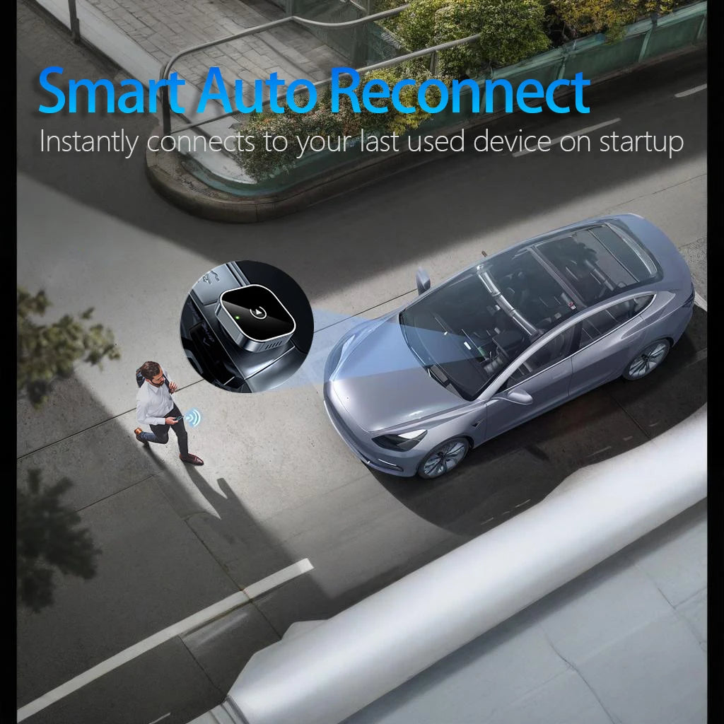 Pionray 2-in-1 Wireless CarPlay Adapter – Android Auto, AI Smart Box for All Cars