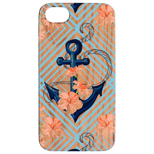 Anchor UV Color Printed Wooden Phone Case by OTTO CASE