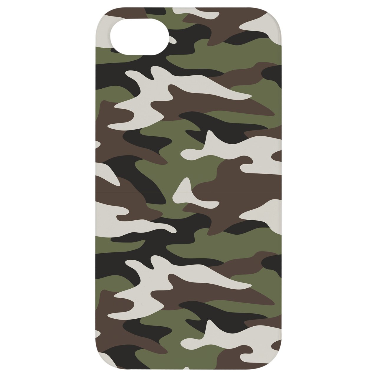 Camouflage UV Color Printed Wooden Phone Case by OTTO CASE