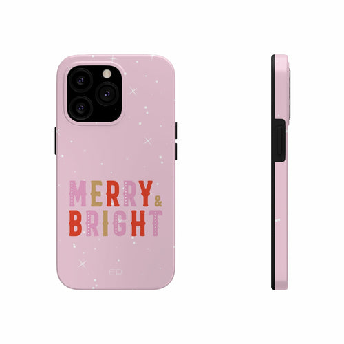 Merry & Bright Tough iPhone Case with Wireless Charging