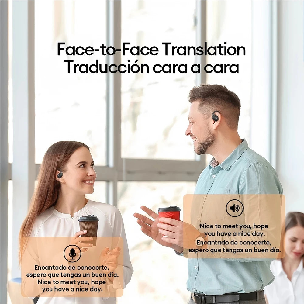 Openair5 AI Translation Earphones – Hanging Bluetooth Design