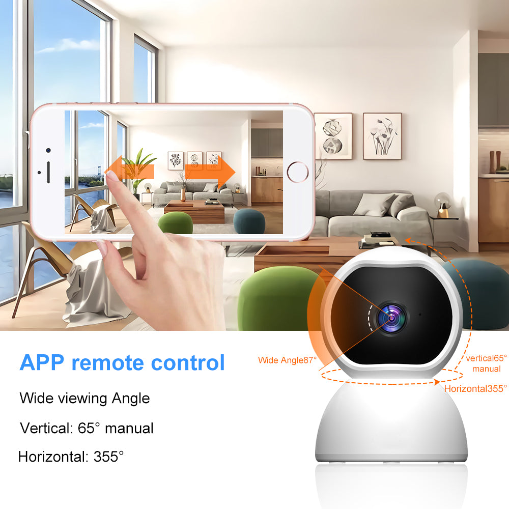 1080P Wireless Indoor Security Camera with Night Vision