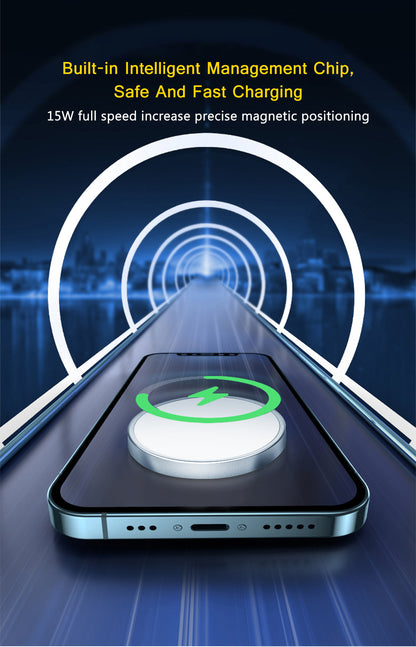 Magnetic Qi Wireless Charger for iPhone 12 Magsafe Huawei Samsung