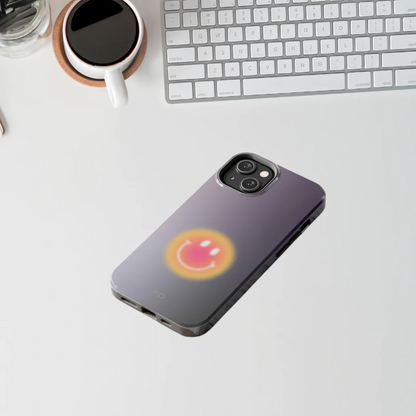 Smiley Face Tough iPhone Case with Wireless Charging