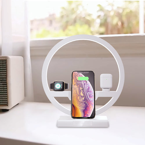 Angel Wing Fast Wireless Charging Dock with Power Adapter