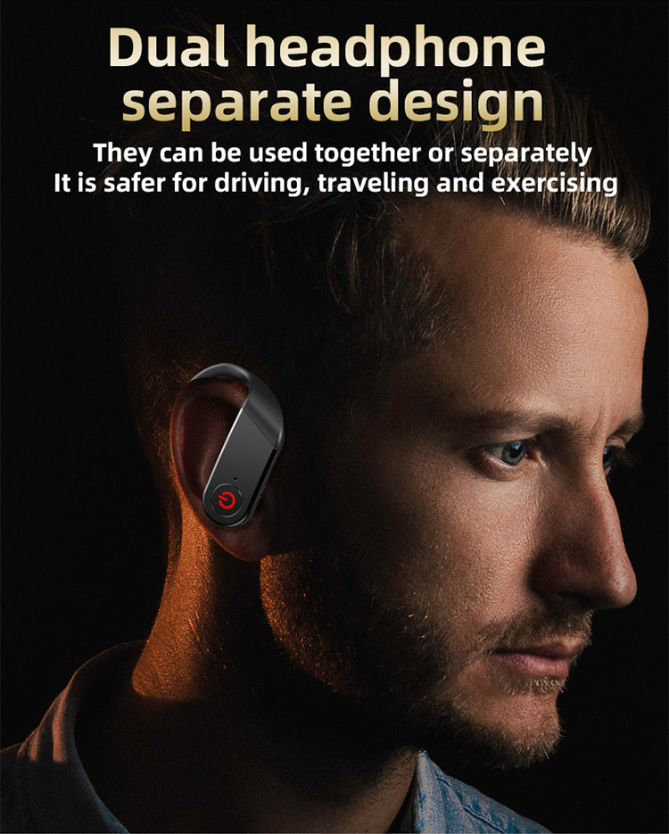 LED Display Wireless Headphones TWS Stereo Earbuds