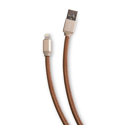 Genuine Leather Apple Lightning Charging Cable 3ft Durable iPhone Cord