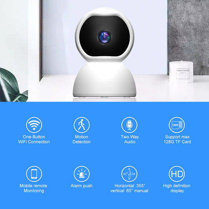 1080P Wireless Indoor Security Camera with Night Vision