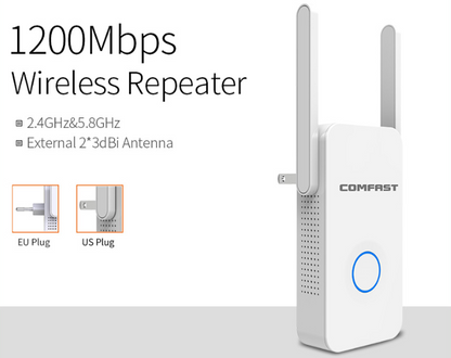 1200 Mbps Extender Antenna Router Booster WiFi Extender Repeater