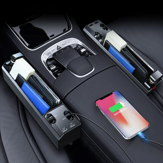 Car Seat Organizer with USB Charging Ports