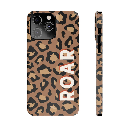 Leopard Print Slim iPhone 14 Case