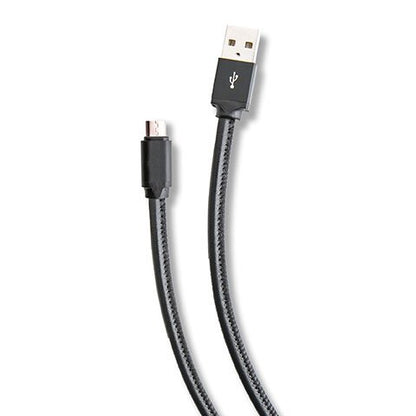 Genuine Leather Micro USB Charging Cable 3ft Durable Android Cord