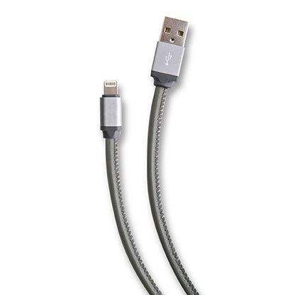 Genuine Leather Apple Lightning Charging Cable 3ft Durable iPhone Cord