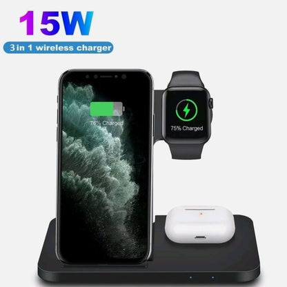 Ninja Dragons 3 in 1 Foldable Wireless Charging Station