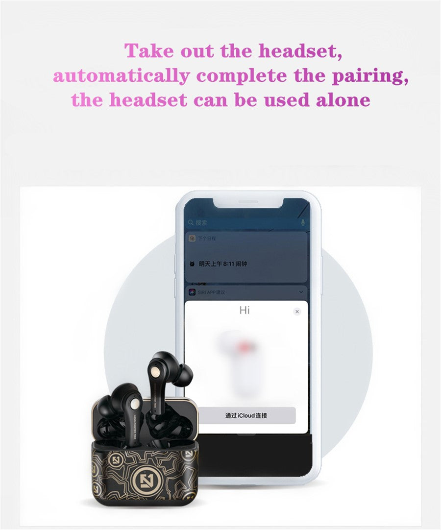 TWS Wireless Bluetooth 5.0 Earphones with Charging Case for iPhone