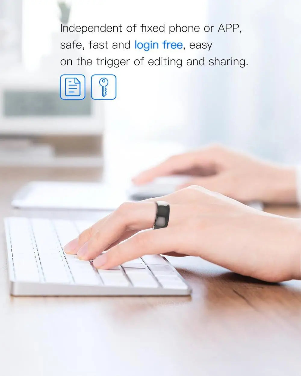 JAKCOM R4 Smart Ring 2024 Waterproof RFID Card Built-In Health Monitoring Consumer Electronics Smart Wearable Device